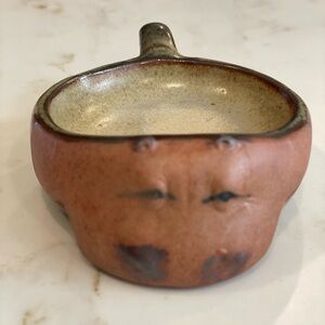 Vintage 1979’s Japanese Pottery House Hippo! Shallow cop/bowl